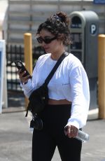 VANESSA HUDGENS and GG MAGREE at DogPound Gym in West Hollywood 06/28/2021