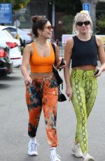 VANESSA HUDGENS and GG MAGREE Heading to a Gym in Los Angeles 06/29/2021