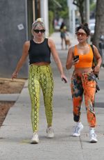 VANESSA HUDGENS and GG MAGREE Heading to a Gym in Los Angeles 06/29/2021
