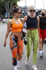 VANESSA HUDGENS and GG MAGREE Heading to a Gym in Los Angeles 06/29/2021