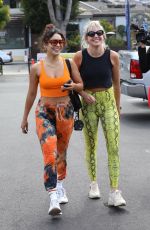 VANESSA HUDGENS and GG MAGREE Heading to a Gym in Los Angeles 06/29/2021