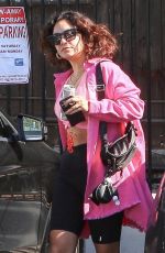 VANESSA HUDGENS and GG MAGREE Leaves Dogpound Gym Los Angeles 06/25/2021