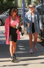 VANESSA HUDGENS and GG MAGREE Leaves Dogpound Gym Los Angeles 06/25/2021