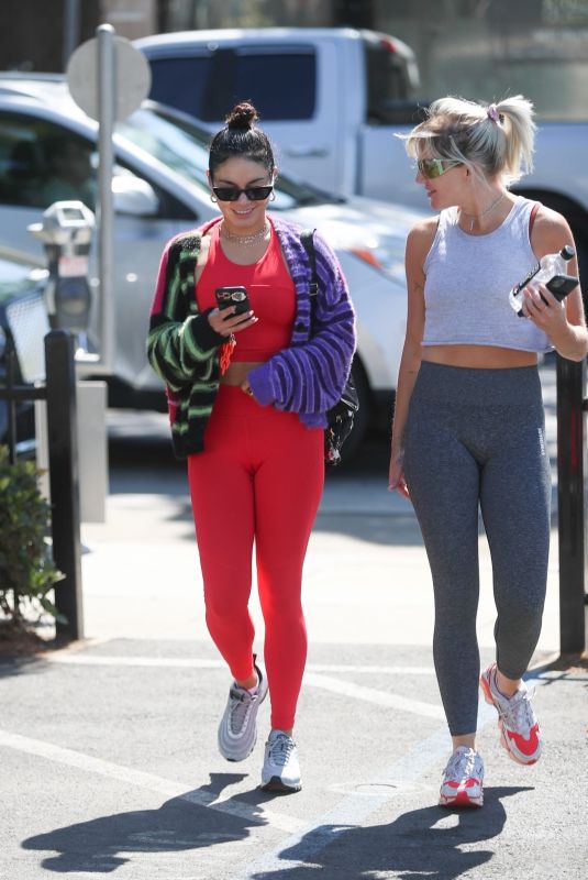 VANESSA HUDGENS and GG Magree Out in Los Angeles 06/23/2021
