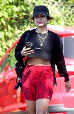 VANESSA HUDGENS Heading to Dogpound Gym in West Hollywood 06/24/2021