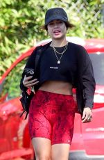 VANESSA HUDGENS Heading to Dogpound Gym in West Hollywood 06/24/2021