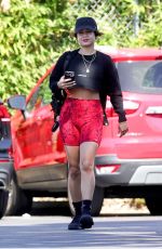 VANESSA HUDGENS Heading to Dogpound Gym in West Hollywood 06/24/2021