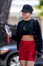 VANESSA HUDGENS Heading to Dogpound Gym in West Hollywood 06/24/2021