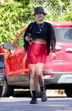 VANESSA HUDGENS Heading to Dogpound Gym in West Hollywood 06/24/2021