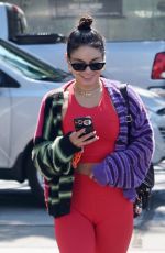 VANESSA HUDGENS Leaves a Gym in West Hollywood 06/23/2021