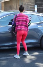 VANESSA HUDGENS Leaves a Gym in West Hollywood 06/23/2021