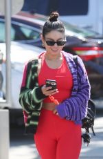 VANESSA HUDGENS Leaves a Gym in West Hollywood 06/23/2021