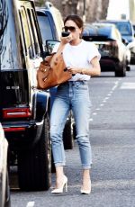 VICTORIA BECKHAM in Denim Out in London 06/08/2021
