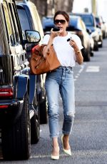 VICTORIA BECKHAM in Denim Out in London 06/08/2021