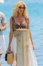 victoria silvstedt Arrives at Club 55 Beach 06/27/2021