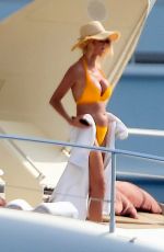 VICTORIA SILVSTEDT in Bikini at a Yacht in Monaco 06/28/2021