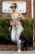 VOGUE WILLIAMS Out Jogging with Her Dog in Chelsea 06/22/2021