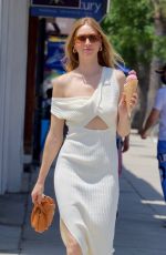 WHITNEY PORT Leaves Salt & Straw in Studio City 06/27/2021