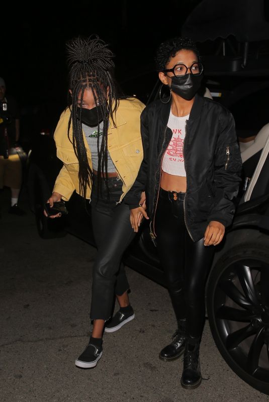 WILLOW SMITH Out with Her Friends at Nice Guy in Los Angeles 06/01/2021