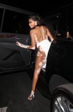 WINNIE HARLOW Arrives at a Birthday Party at Goya Studios in Los Angeles 06/08/2021