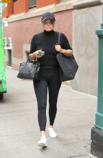 YOLANDA HADID Out in New York 06/02/2021