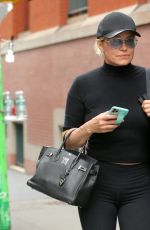 YOLANDA HADID Out in New York 06/02/2021