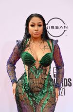 YUNG MIAMI at 2021 BET Awards in Los Angeles 06/27/2021