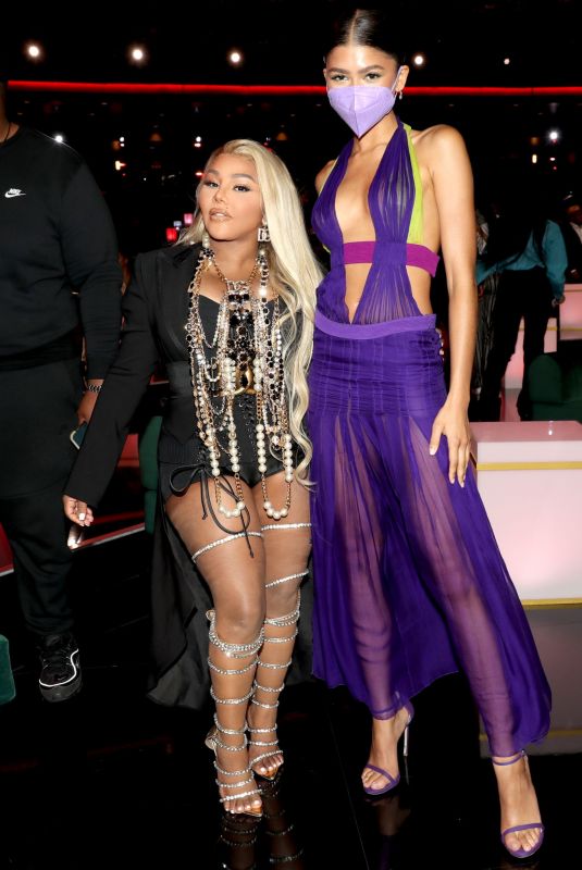 ZENDAYA COLEMAN and LIL’ KIM at 2021 BET Awards in Los Angeles 06/27/2021