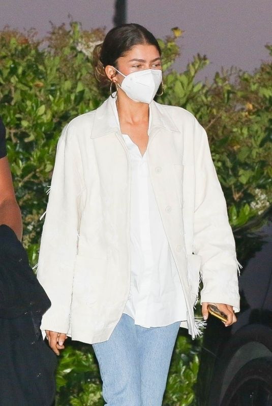 ZENDAYA COLEMAN Leaves Nobu in Malibu 06/26/2021