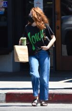 ZOEY DEUTCH Out for Green Tea in West Hollywood 06/14/2021