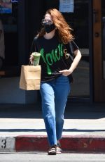 ZOEY DEUTCH Out for Green Tea in West Hollywood 06/14/2021
