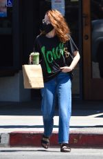 ZOEY DEUTCH Out for Green Tea in West Hollywood 06/14/2021