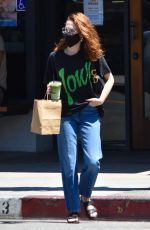 ZOEY DEUTCH Out for Green Tea in West Hollywood 06/14/2021