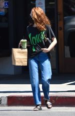 ZOEY DEUTCH Out for Green Tea in West Hollywood 06/14/2021