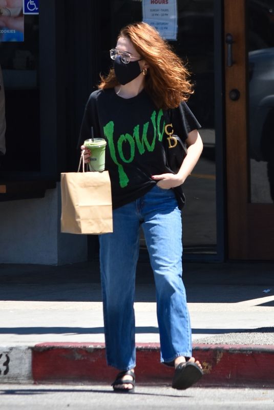 ZOEY DEUTCH Out for Green Tea in West Hollywood 06/14/2021