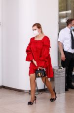 ABIGAIL BRESLIN Leaves Martinez Hotel at 2021 Cannes Film Festival 07/08/2021