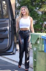 ADDISON RAE Arrives at Clippers Game at Staples Center in Los Angeles 06/30/2021