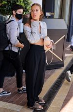 ADELE EXARCHOPOULOS Leaves Hotel Majestic at 2021 Cannes Film Festival 07/13/2021