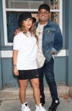 ADRIENNE BAILON and Israel Houghton at Their Cafe New Breed Pop-up Worship Sessions Tour in Philadelphia 07/21/2021