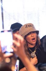 ADRIENNE BAILON at Pop Up Tour in 91 East 3rd Street in New York 07/07/2021