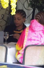 ADWOA ABOAH Out for Dinner at Scott