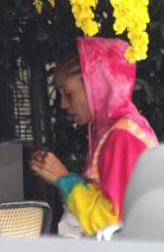ADWOA ABOAH Out for Dinner at Scott