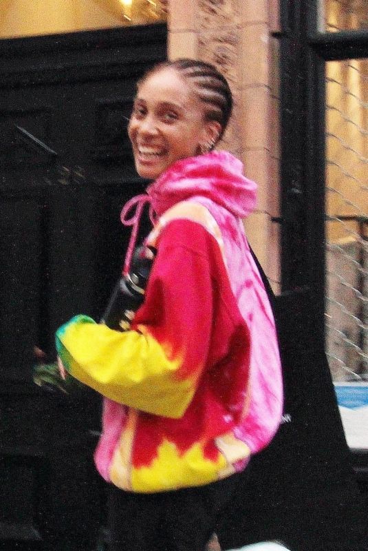 ADWOA ABOAH Out for Dinner at Scott