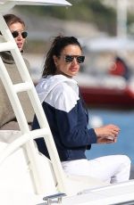 ALESSANDRA AMBROSIO and Richard Lee at a Boat Ride in Brazil 07/03/2021