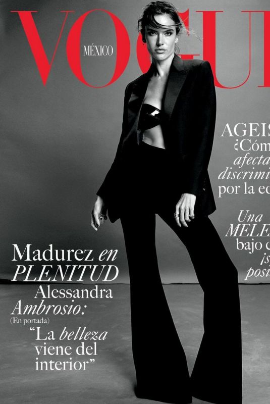 ALESSANDRA AMBROSIO for Vogue Magazine, Mexico August 2021
