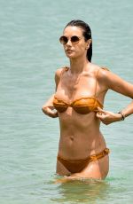 ALESSANDRA AMBROSIO in Bikini at a Beach in Florianopolis 07/26/2021