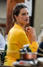 ALESSANDRA AMBROSIO Out for Lunch in Sao Paulo 07/15/2021