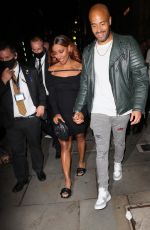 ALEXANDRA BURKE and Darren Randolph Night Out in London 07/28/2021