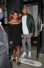 ALEXANDRA BURKE and Darren Randolph Night Out in London 07/28/2021
