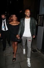 ALEXANDRA BURKE and Darren Randolph Night Out in London 07/28/2021